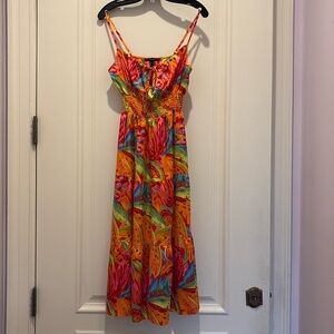 Forever 21 Satin Midi Sundress